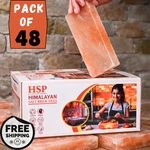 Himalayan Pink Salt Bricks 8X4X0.75 Pack Of 48 Natural Tiles Spa Wall Hsp. Fixed Price $399.99.