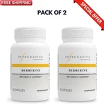 2 Pack Integrative Therapeutics Berberine Hcl 1000MG Daily 60 Capsules Each. Fixed Price $120.99.