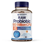Organic Raw Probiotics 100 Billion Cfu For Adults With Prebiotics & Enzymes. Fixed Price $27.92.