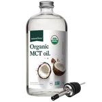 Natural Force Organic Mct Oil Pure Glass Bottle 100% Cold Pressed Virgin 32 Oz. Fixed Price $68.28.