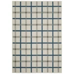 Sphinx Beige Crosshatch Plaid Contrasted Contemporary Area Rug Striped 7150H. Fixed Price $89.00.