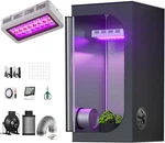 Grow Tent Complete Kit 300W Led Light Full-spectrum Indoor Hydroponics 32"X. Fixed Price $396.77.