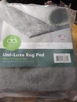 Unique Loom Uni-luxe Dual Surface Felt And Rubber Non-slip Rug Pad 1/4" Thick.... Fixed Price $24.23.