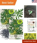 200 Count Non-gmo Heirloom Rue Seeds Perfect For Home Medicinal Gardens. Fixed Price $11.99.