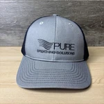 Pure Breathing Solutions Hat Cap Snap Back Gray Mesh Trucker Embroidered Mens. Fixed Price $14.63.