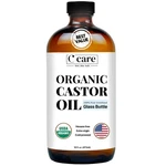 Care Castor Oil 100 Pure Organic Cold Pressed Unrefined Glass Bottle Usda.... Fixed Price $23.35.