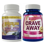 Brazilian Belly Support Weight Management & Crave Away Appetite Control 60 Caps. Fixed Price $43.46.