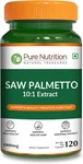 Pure Nutrition Saw Palmetto 10:1 Extract, 5000MG Strength 120 Veg Caps. Fixed Price $18.99.