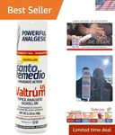 Santo Remedio Roll On - Natural Muscle Relief With Arnica & Cat's Claw, 4OZ. Fixed Price $37.98.