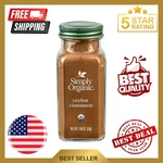 Simply Organic Ground Ceylon Cinnamon, Gmo Free 2.08 Oz Bottle. Fixed Price $9.69.