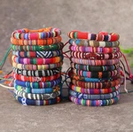24PCS Bohemian Woven Friendship Bracelets Set Colorful Cloth Art For Women. Fixed Price $16.49.