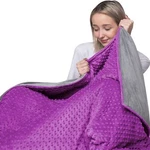 10 Lbs 48" X 72" Super Soft Weighted Blanket For Kids With Removable Cover - .... Fixed Price $83.69.