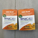 (2 Pack) Boiron Sinuscalm Tablets, Homeopathic Medicine For Relief,. Fixed Price $15.95.
