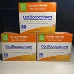 3X Boiron Oscillococcinum Homeopathic Medicine - Doses (90 Total) Exp 08/2030. Fixed Price $57.99.