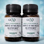 Hakalife GLX3 - Green Lipped Mussel Oil Joint & Muscle Support 120CT 2PACK. Fixed Price $80.00.
