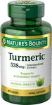 Natures Bounty Turmeric 538 Mg Standardized Extract, 45 Count (pack Of 2). Fixed Price $43.99.