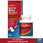 Magnilife Leg & Back Pain Relief, Fast-acting 125 Tablets. Fixed Price $29.99.