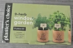 Planters' Choice 9 Herb Indoor Window Garden Kit - "new Sealed Box". Fixed Price $16.00.