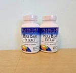 2X Planetary Herbals Holy Basil Extract 450MG 60 Caps Stress Support Exp 05/26. Fixed Price $10.99.