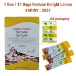 Bags Sunrider Fortune Delight Lemon Flavor Herbal Tea 0.10OZ / 3G Each 2027. Fixed Price $47.40.