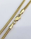 Real 14K Yellow Gold Franco Box Chain Closed 3 Mm Necklace 20 Inches 10 Grams. Fixed Price $1997.40.