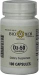 D3-50 50,000 Iu, 100 Capsules All-natural Supplement Supports Bone, Heart. Fixed Price $41.39.