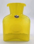 Blenko Crystal Cased Citrine Star Seed 384 Water Bottle, Retired. Fixed Price $175.00.
