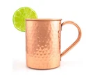 Pure Copper Mug Moscow Mule - 16 Fl Plain Thick Barrel Inside 4. Fixed Price $84.99.