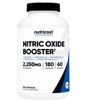 Organics Nitric Oxide Booster Supplement, (180 Count, Bottle), 60 Servings. Fixed Price $31.52.