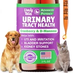 Natural Cat & Dog Uti Treatment With Cranberry D-mannose, Bladder, Kidney, Inc. Fixed Price $13.98.