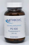 Metabolic Maintenance PS-100 Phosphatidylserine 60 Softgels 100MG New Sealed. Fixed Price $45.00.