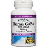 Natural Factors Stress-relax Pharma Gaba 100 Mg, 60 Vegetarian Capsules. Fixed Price $24.59.