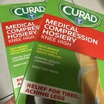 Medline Curad Knee-high Compression Hosiery Beige Size 15-20 Mmhg New Set Of. Fixed Price $24.99.