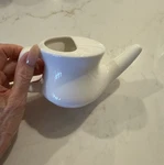 Ancient Secrets Nasal Cleansing Neti Pot, Ceramic White New (w/o Box). Fixed Price $16.97.