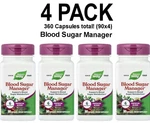 Nature's Way, 4 Pack, Blood Sugar Manager, 90 Capsules Each (360 Total!). Fixed Price $59.99.