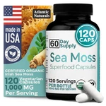 Atlantic Naturals Sea Moss Capsules With Moringa Ashwagandha Black Seed Oil G.... Fixed Price $58.21.