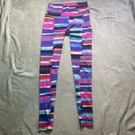 K-deer Block Print Leggings Multicolor Yoga Pants High Rise Workout Xl. Fixed Price $29.99.