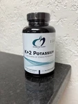 Designs For Health K+2 Potassium (120 Vegetarian Capsules) Exp: 8/31/27. Fixed Price $19.99.