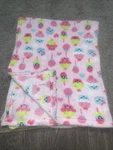 Baby Gear Blanket Pink Green Lollipops Cupcakes Ice Cream Security Lovey Htf. Fixed Price $29.99.