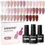 23PCS Gel Nail Polish Set 20 Translucent Jelly Color Natural And Elegant Long. Fixed Price $16.97.