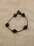 Genuine Baltic Amber Button Bead Sliding Knot Bracelets. Fixed Price $12.00.