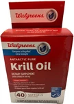 Walgreens Antarctic Pure Krill Oil 500 Mg Dietary Supplement 40 Soft Gels 1/2026. Fixed Price $15.99.