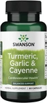 Swanson Full Spectrum Turmeric Garlic & Cayenne 60 Capsules. Fixed Price $14.10.