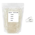 Size Clear Empty Gelatin Pill Capsules Kosher Joined 1000 Count. Fixed Price $13.99.