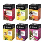 Tea Fruity Herbal 6 Flavor Sampler, Boxes With 18-20 Bags Each. Fixed Price $37.66.