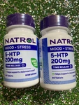 2-PACK 60 Time-release Tablets Natrol Mood + Stress 5-HTP EXP3/2026. Fixed Price $45.99.