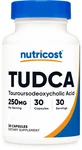 Nutricost Tudca Pills, 250MG Per Capsule, 30 Capsules. Fixed Price $18.98.