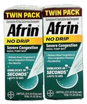 Lot Of Afrin No Drip Twin Pack Severe Congestion Nasal Pump Mist .5OZ EXP10/26. Fixed Price $22.99.