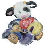 Marys Moos Cow Pies 125644 Eating Contest Figurine Rhyner 1994 Box. Fixed Price $11.95.