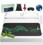 Grounding Mat For Bed With Leather, Improve Sleep, Relieve Stress & Pain, Anti-s. Fixed Price $40.00.